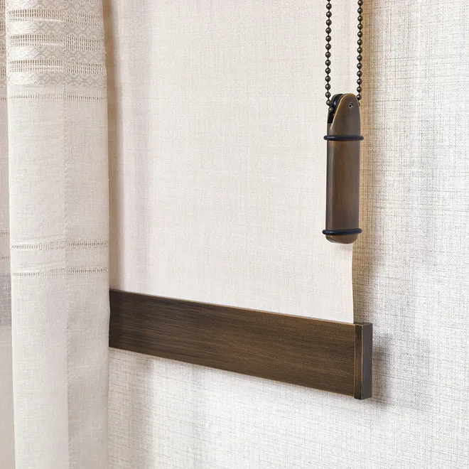 Roller blind bottom bars & chain weights – picture 7