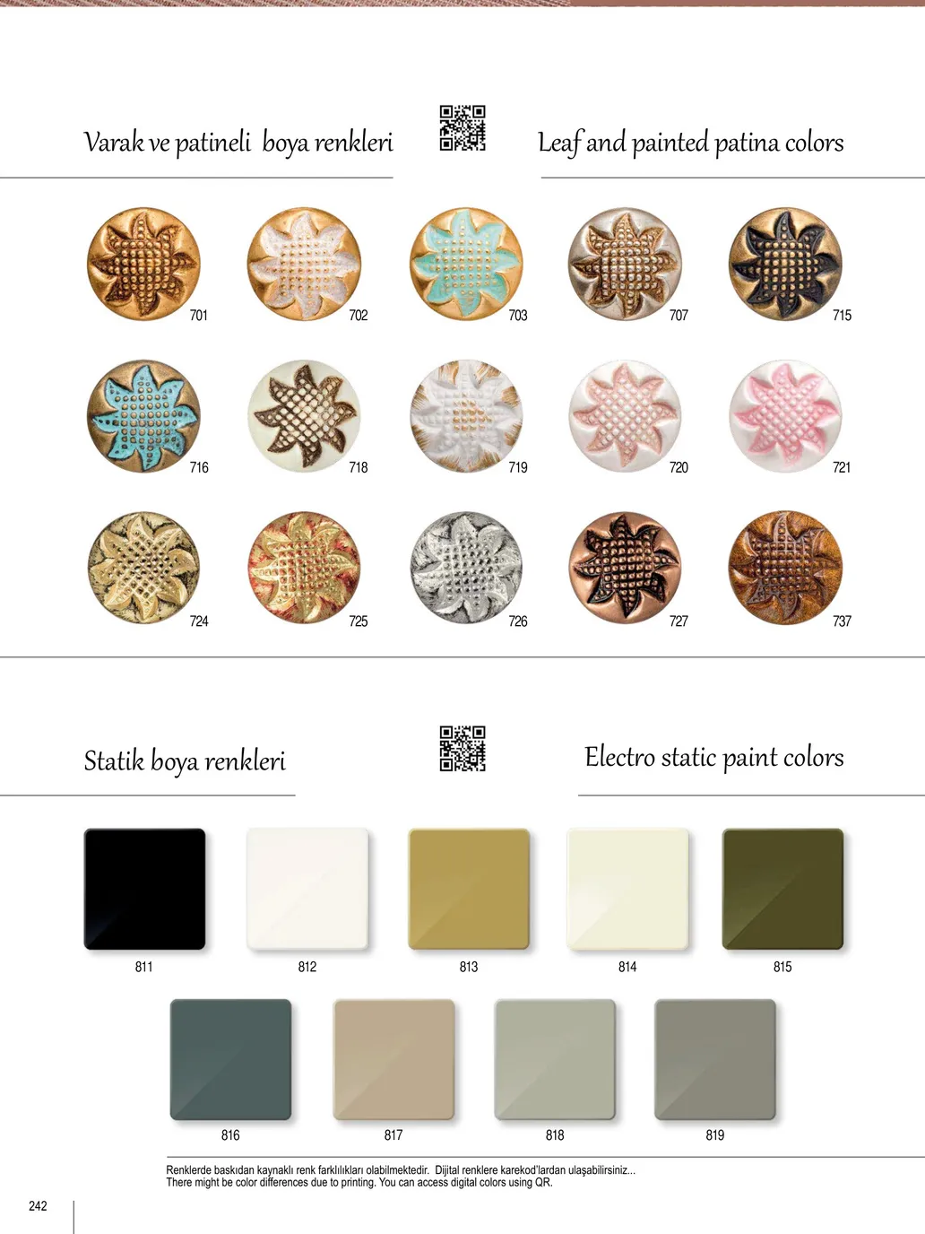 Colours catalogue cover